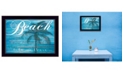 Trendy Decor 4U Take Me There By Cindy Jacobs, Printed Wall Art, Ready to hang, Black Frame, 14" x 10"